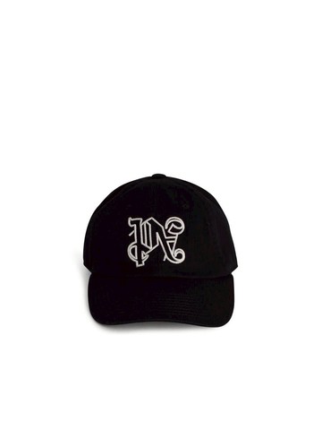 Palm Angels Black Cotton Cap