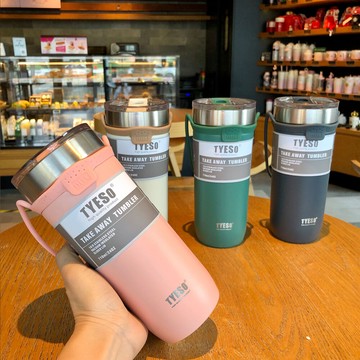 新品冰霸杯710cc保溫杯送可拆洗吸管304不鏽鋼寬口滑蓋保溫杯