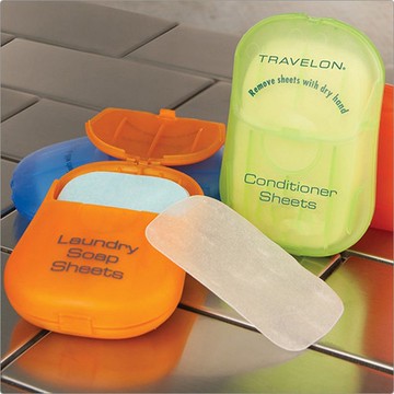 【TRAVELON】洗手旅用皂紙(白) | 肥皂紙 攜帶式香皂片