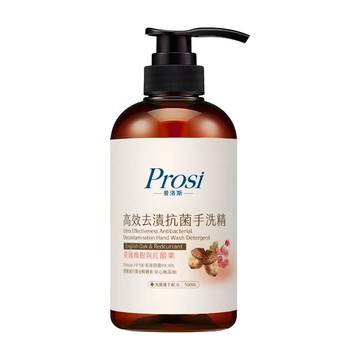 Prosi 普洛斯 高效去漬抗菌手洗精 含棕櫚油與紅醋栗  500ml  1瓶