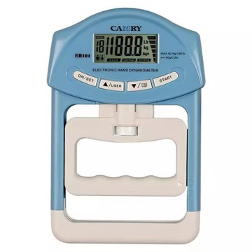 CAMRY 數顯計數電子握力器 可調節握力訓練鍛練握力計 90kg  藍色  1個  169 x 131mm