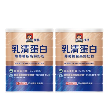 Quaker 乳清蛋白葡萄糖胺高鈣奶粉 (700g*2罐)