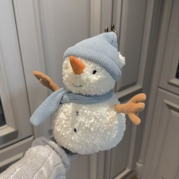 臺灣/✨ 床上公仔 公仔 薩米小雪人玩偶可愛安撫毛絨玩具女生抱睡公仔生日禮物伴手禮娃娃