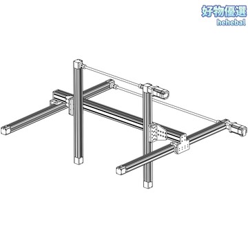 【重載長行程】線性模組 電動滑臺 直線模組 工業滑臺 皮帶式模組 高負載長行程 XYZ軸精密定位 自動化設備專用