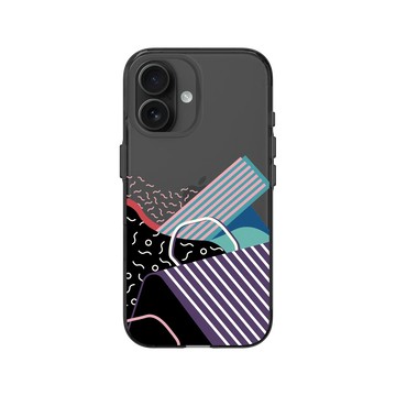 iPhone 16 Clear (相機按鈕) 酷墨灰 - Curious 80’s  好奇八O - 一波接一波