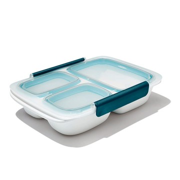 隨行密封保鮮盒-0.9L(分隔)