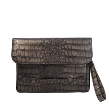 現貨+預購 晚宴包時尚手拿包-簡約個性鱷魚紋肩背女包包2色73ft27【獨家進口】【米蘭精品】