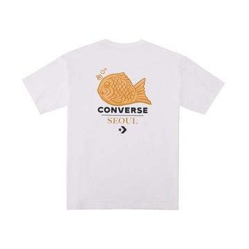 CONVERSE COTTON JERSEY CITY TEE WHITE 男 短袖上衣 MCH647-001