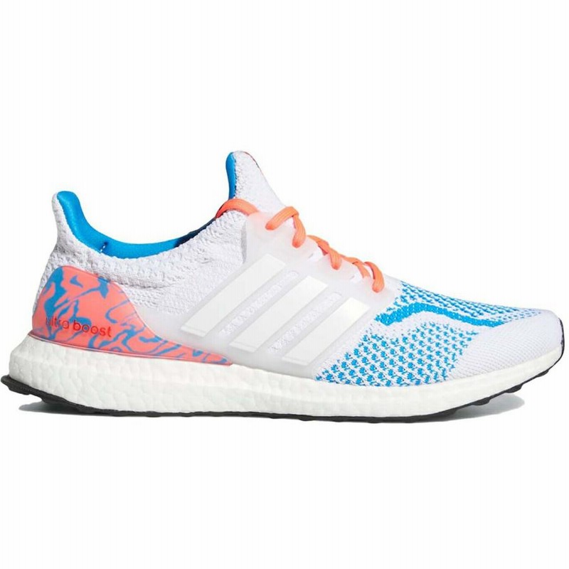 adidas Ultra Boost 5.0 DNA Cloud White Bright Blue Turbo LINE