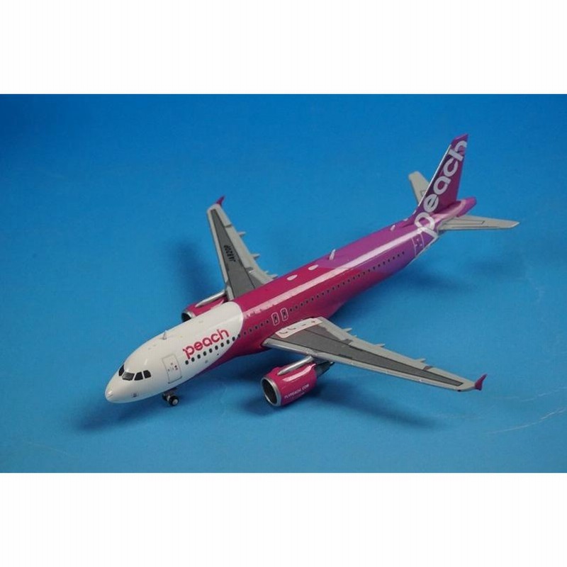 【売切値下げ】1/400【新品】Peach A320 シャークレット仕様 1/400 gemini A320 ピーチ（季節のおすすめ商品 スケールモデル