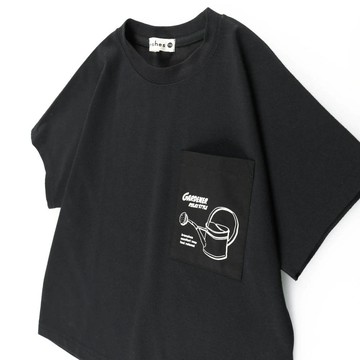 日本 BRANSHES - 吸水速乾 不易髒抗污短袖上衣-黑