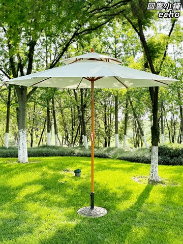【伸縮晴雨兩用】戶外遮陽傘 庭院傘 擺攤傘 廣告傘 露營傘 天台傘 商鋪傘 加厚牛津布 抗風防雨 可定製logo 多場景適用