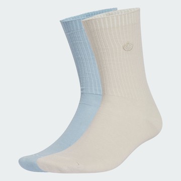 【adidas 愛迪達】 ESSENTIALS 中筒襪 2 雙入 男/女 - Originals JJ1837