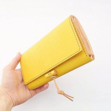 黃蘗染皮革丨大容量長夾【void/ぼいど】