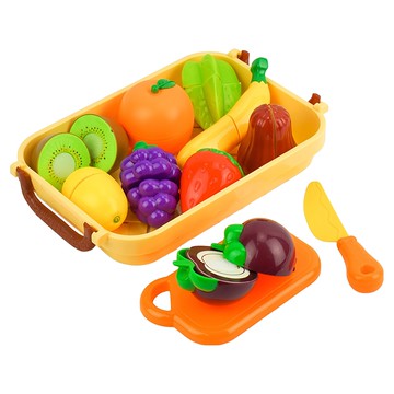 水果切切樂9件組 附瀝水籃 + 刀 + 砧板 ST808 草莓版  1組  瀝水籃24 x 15.5 x 4.5cm  草莓版 多色