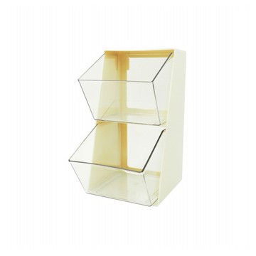 優惠款 咖啡茶包桌面收納盒(奶油白)1入 NG品