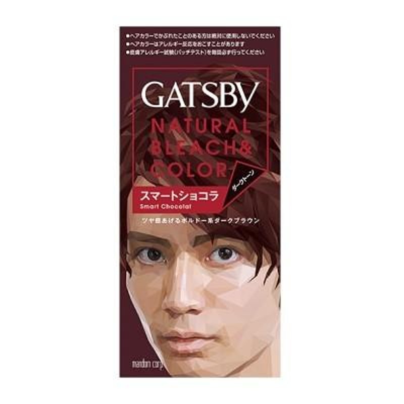 マンダム」 ギャツビー ナチュラルブリーチカラー スマートショコラ 35g+70mL 「日用品」 LINEショッピング