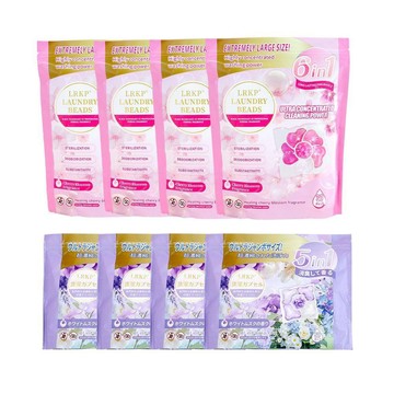 洗衣球 【shopping go】4入組 大包裝高效多合一 花香濃縮去污洗衣凝膠(58顆)洗衣球 持久留香