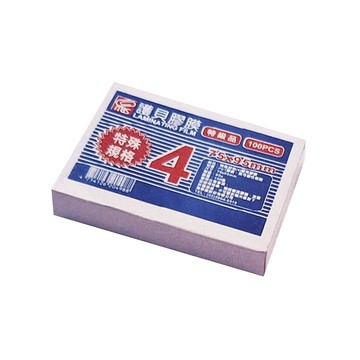 【MBS 萬事捷】特殊規格4 護貝膠膜 100張/盒 1404