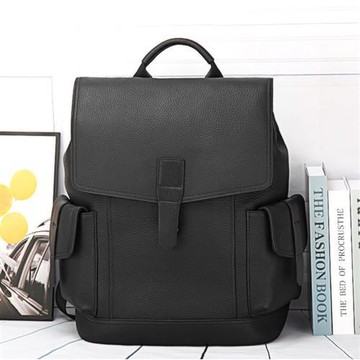 【米蘭精品】現貨+預購 真皮後背包雙肩包真皮革側背包隨身大容量手提包-商務休閒14吋電腦包男女包包74mf6