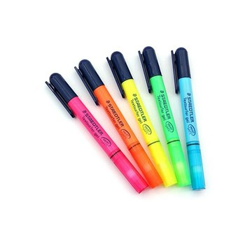 STAEDTLER 德國進口  果凍螢光筆(MS264)  色彩清晰清楚