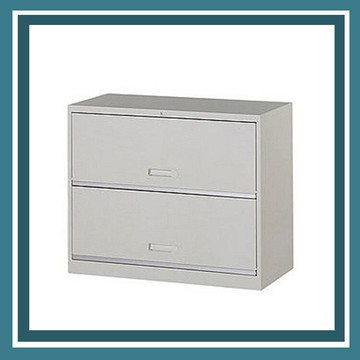 【必購網OA辦公傢俱】 UP-2 隱藏式掀門二層式  資料文件檔案櫃