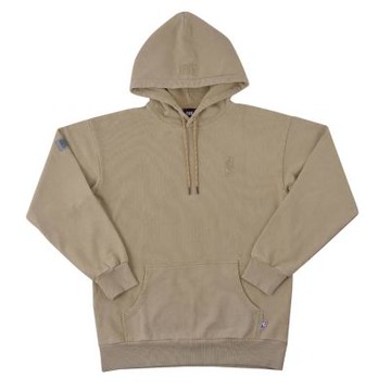 NBA Logo 水洗帽Tee 奶茶 男女 連帽上衣 NBAPL25FWHD_BEIGE