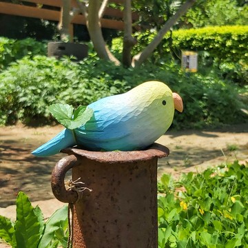 虎皮鸚鵡 木雕(無現貨/需訂購)