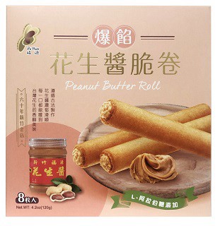 福源 【新竹】爆餡花生醬脆卷120g