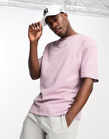 ADPT oversized t-shirt in washed pink