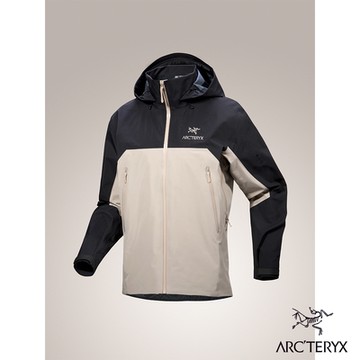 【Arcteryx 始祖鳥官方直營】男 Beta AR 防水外套 黑/盧恩褐