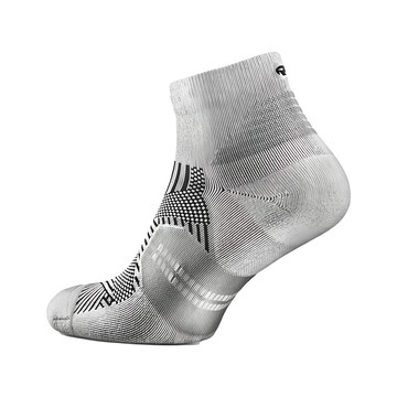 ROCKAY Flare Socks 壓縮1/4筒運動襪 支撐  L  1個  Ecowhite