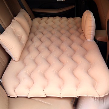 Urban Car 車用波浪一體式充氣床墊組  查看內容  米色