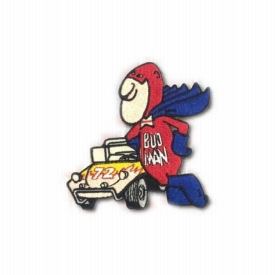レオ Budman 【アメリカン雑貨】ワッペン【Budman】【ビールメーカー】【アメリカ】【USA】【アメキャラ】【アイロンパッチ】【アイロン】【雑貨】【グッズ】…