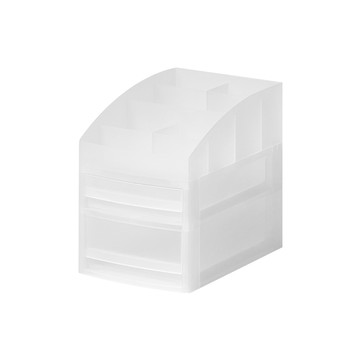 【日本天馬】PROfix 桌上型分格抽屜收納盒(1低+1高抽)