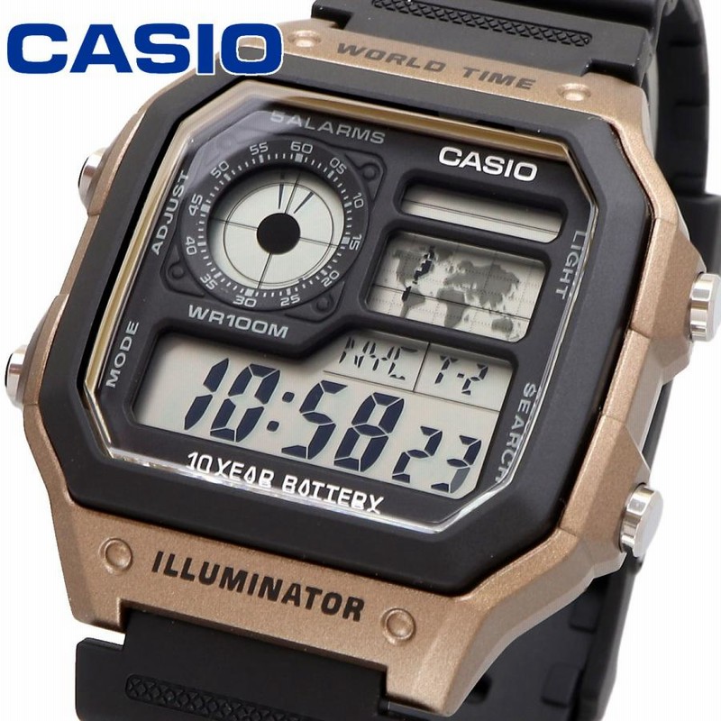 CASIO　AE-1200WHD-1AVEF　チプカシ 海外モデル 新品未使用品 スタンダード デジタル 並行輸入品 10年保証 日本未発売 CASIO