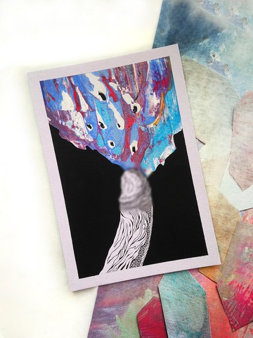 裸體畫。抽像畫。裸體抽像畫。裸體人體藝術。