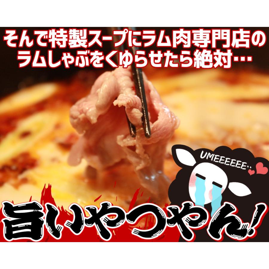 ラム肉 しゃぶしゃぶ 薬膳火鍋セット 送料無料 本格火鍋　2〜3人前[※冷凍便][※製造元より直送]