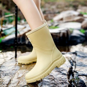 【LN】★耐磨中筒防水雨鞋(女鞋/軟底/雨鞋/防水鞋/中筒鞋)