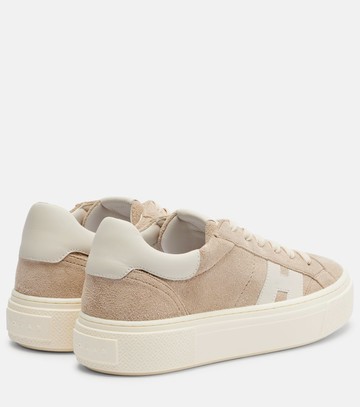 Hogan H705 Allacciato H suede platform sneakers