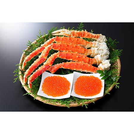 ふるさと納税 2100. カニ 蟹 タラバガニ足 800g 4L いくら醤油漬け 80g セット かに肉 カニ タラバ蟹 たらば蟹 タラバガニ 蟹足 カニ足 かに足.. 北海道弟子屈町