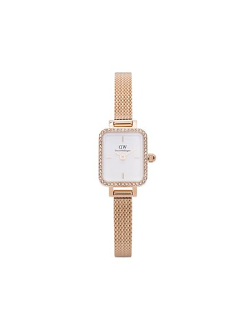 Daniel Wellington - Quadro Mini Lumine 18mm - women - stainless steel - One Size - White