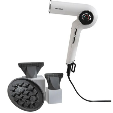 TESCOM 沙龍級速乾修護離子吹風機 TD980ATW 白
