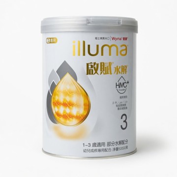 Wyeth 惠氏 illuma 啟賦 水解幼兒成長專用配方 3號 1-3歲，800g [外包裝輕微凹痕】