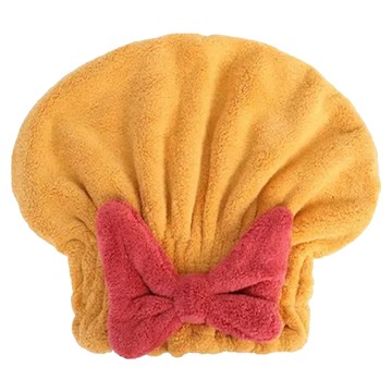 蝴蝶結乾髮帽  顏色隨機  1個