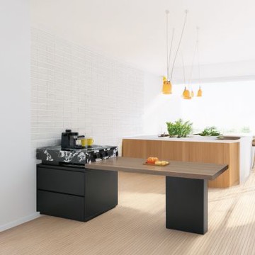 文創集 米利安6.2尺岩板可伸縮中島餐桌櫃組合(桌面可伸縮使用)-185x80x90cm免組