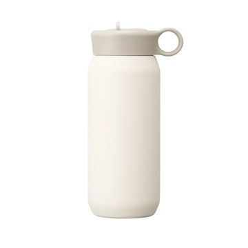KINTO Play Trumbler 吸管保溫瓶  米白色  480ml  1個