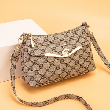 小包包女包2023新款夏季高級感復古大氣媽媽包中年女士婆婆斜挎包