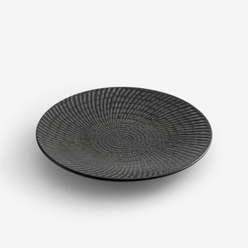 日式 旋紋流星 21cm 陶瓷圓盤｜單品