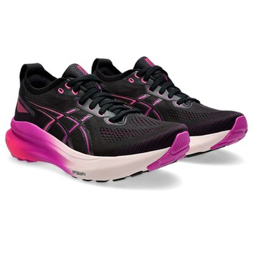 asics 亞瑟士 慢跑鞋 女鞋 運動鞋 緩震 支撐 GEL-KAYANO 31 黑粉 1012B670-003